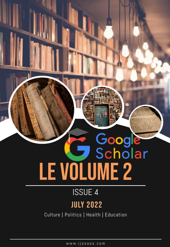					View Vol. 2 No. 4 (2022): Culture, politics, health and Education
				